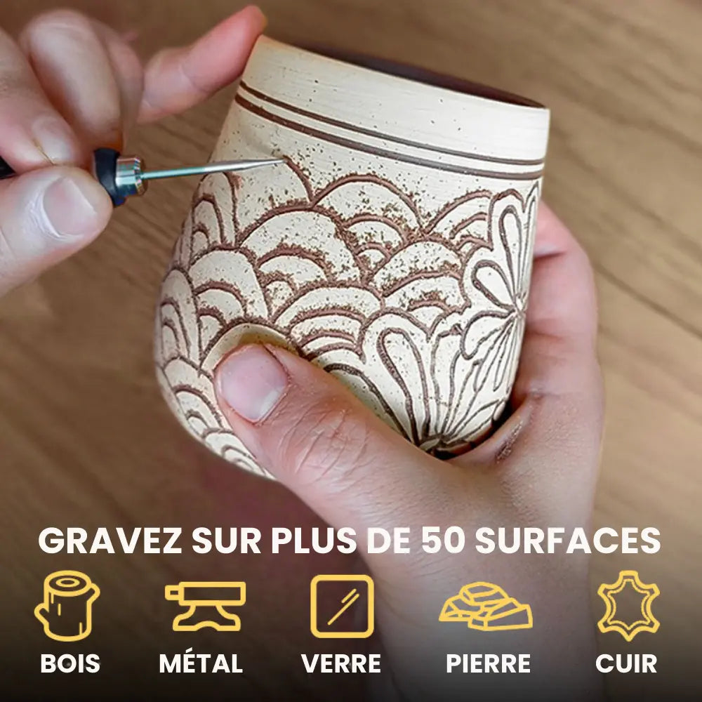 Stylo de Gravure Sans Fil