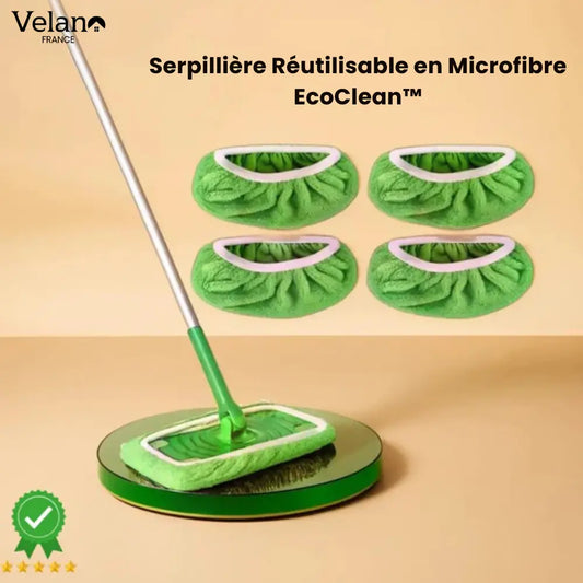 Serpillière Réutilisable en Microfibre - EcoClean™