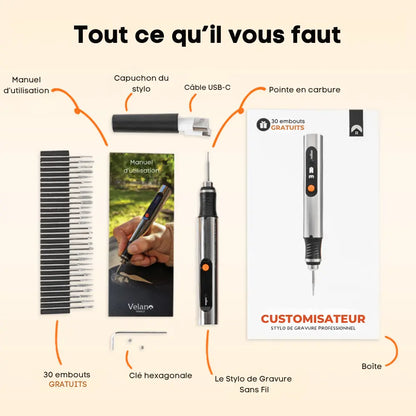Stylo de Gravure Sans Fil